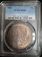 1883 $1 MS64