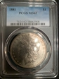 1881 $1 MS62