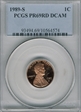 1989-S 1C PR69DCAM