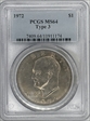 1972 $1 Type 3 MS64