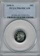 2000-S 10C PR69DCAM