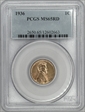 1936 1C MS65RD