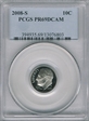 2008-S 10C PR69DCAM