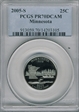 2005-S 25C Minnesota PR70DCAM