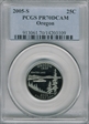 2005-S 25C Oregon PR70DCAM