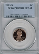 2003-S 1C PR69DCAM