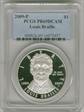 2009-P $1 Louis Braille PR69DCAM