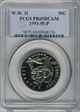1991-95-P 50C World War II PR69DCAM