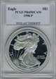 1998-P $1 Silver Eagle PR69DCAM