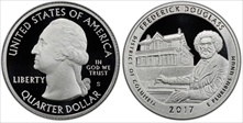 2017-S 25C Frederick Douglass NP-Silver First Strike PR70DCAM