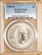 1990-W $1 Eisenhower MS69