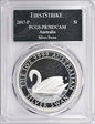 2017-P $1 Silver Swan First Strike PR70DCAM