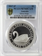 2017-P $1 Silver Swan PR70DCAM