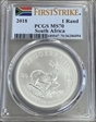 2018 1 Rand First Strike MS70