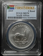 2019 1 Rand Krugerrand Silver First Strike MS70