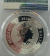 2020-P $1 Silver Swan First Strike MS70