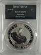 2020-P $1 Silver Swan First Strike MS70