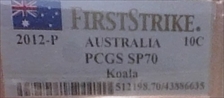 2012-P 10C Koala First Strike SP70