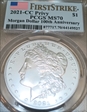 2021-CC Privy $1 Morgan Dollar 100th Anniversary First Strike MS70
