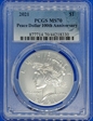 2021 $1 Peace Dollar 100th Anniversary MS70