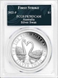 2022-P $1 Silver Swan  First Strike PR70DCAM