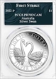 2022-P $1 Silver Swan  First Strike PR70DCAM