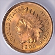 1909 1C Indian MS65RD