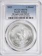 2023 1 Rand Krugerrand Silver MS70