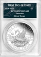 2024-P125 $1 Silver Swan First Day of Issue PR70DCAM