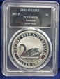 2017-P $1 Silver Swan First Strike MS70