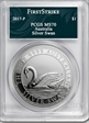 2017-P $1 Silver Swan First Strike MS70