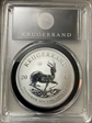 2017 1 Rand 50th Anniv. Krugerrand Ag SP70