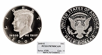 2005-S 50C Silver PR70DCAM