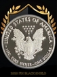 2020-W  $1 Silver Eagle First Day of Issue Black Shield PR70DCAM