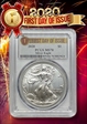 2020 $1 Silver Eagle First Day of Issue MS70