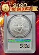 2020 $1 Silver Eagle First Day of Issue MS70