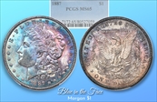 1887 $1 MS65