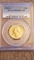 1992-S 25C PR69DCAM
