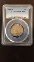 1982-S 25C PR69DCAM