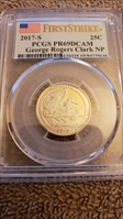 2017-S 25C George Rogers Clark NP First Strike PR69DCAM