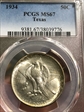1934 50C Texas MS67