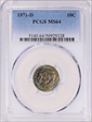 1971-D 10C MS64