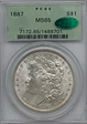 1887 $1 MS65