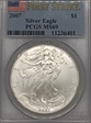 2007 $1 Silver Eagle First Strike MS69