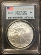 2010 $1 Silver Eagle MS70