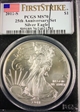2011-S $1 Silver Eagle 25th Anniversary Set First Strike MS70