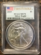 2015 $1 Silver Eagle First Strike MS70