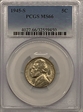 1945-S 5C MS66