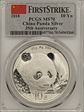 2018 10 Yn Panda Silver First Strike - 35th Anniversary MS70