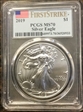 2019 $1 Silver Eagle First Strike MS70